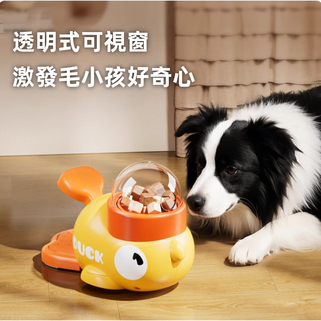 小黃鴨互動餵食器