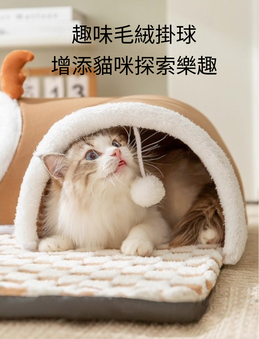 貓貓探險捉迷藏隧道