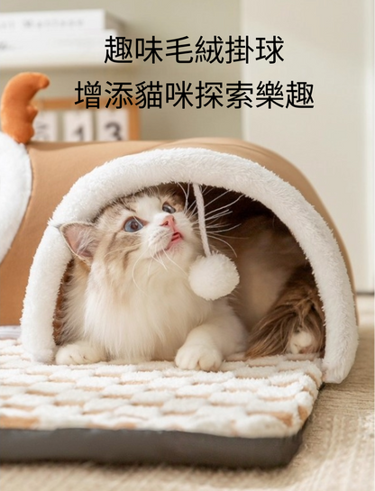 貓貓探險捉迷藏隧道